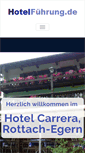 Mobile Screenshot of hotel-carrera.de